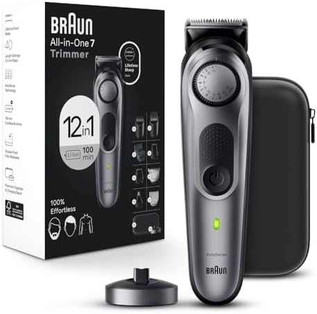 Braun All-in-One Series 7 Trimmer – 12-in-1 Kit (Model 7440) – GroomBeast Approved